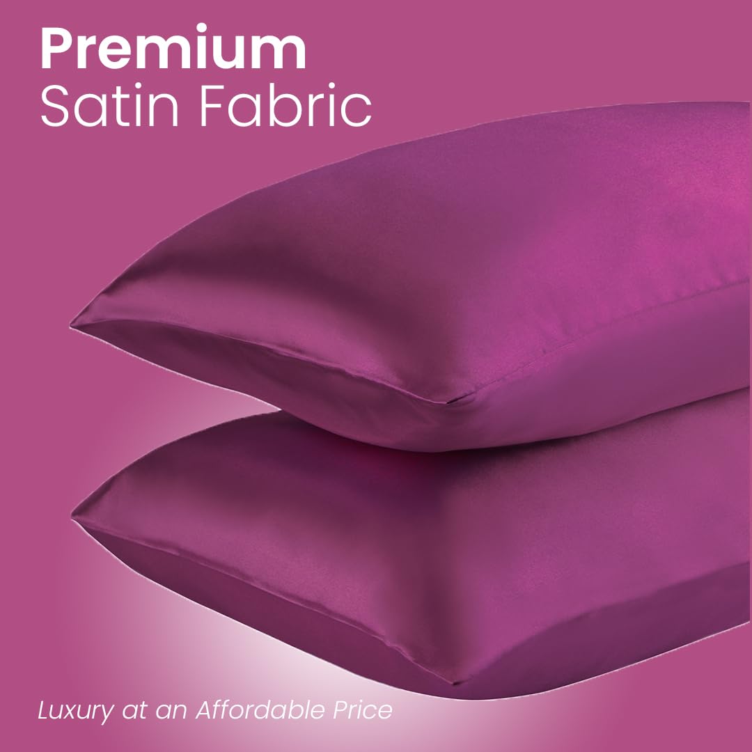 BePlush Satin Pillow Cover - Perfect gift for all occasions