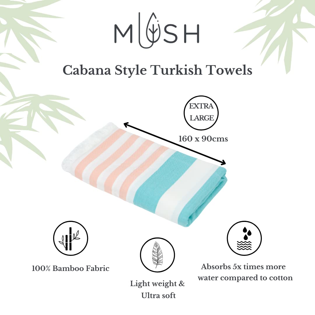 Mush Cabana Style Towel - Great for yoga sessions