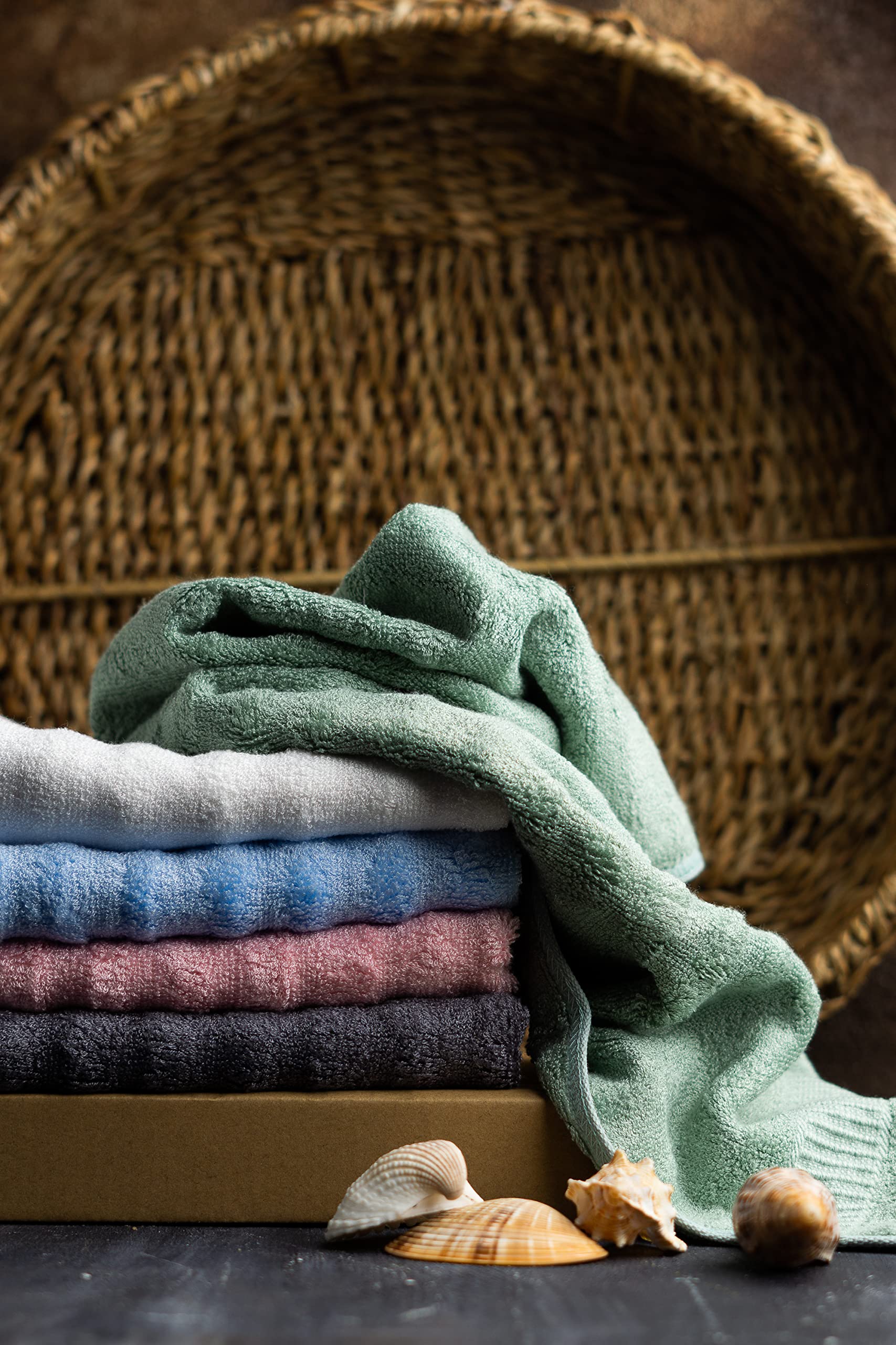 Mush pink towel set - vibrant bathroom accessory