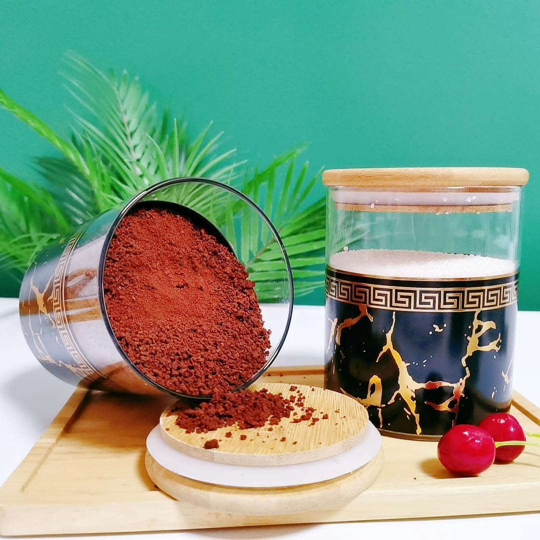 Mush borosilicate glass jars - elegant kitchen storage solution