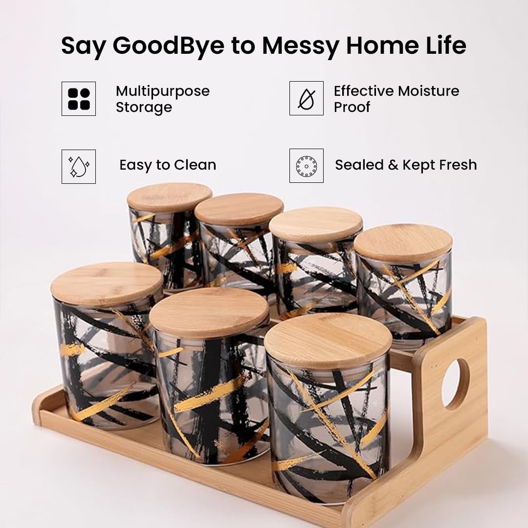 Mush kitchen storage jars - organized pantry essentials