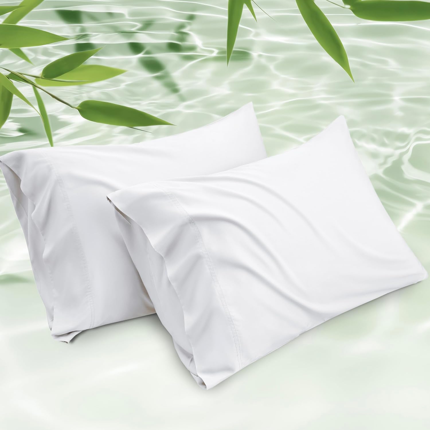 Buy Mush Bamboo Pillow Cover Set of 2: 100% Bamboo