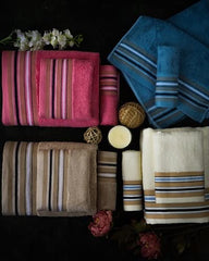 Mush Designer Bamboo Towelset : 1 Bath Towel, 1 Hand Towel, 1 Face Towel |Ultra Soft, Absorbent & Quick Dry Towelset (Ruby Red, 3 PCS Set)