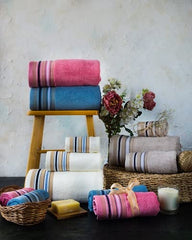 Mush Designer Bamboo Towelset : 1 Bath Towel, 1 Hand Towel, 1 Face Towel |Ultra Soft, Absorbent & Quick Dry Towelset (Emerald Blue, 3 PCS Set)