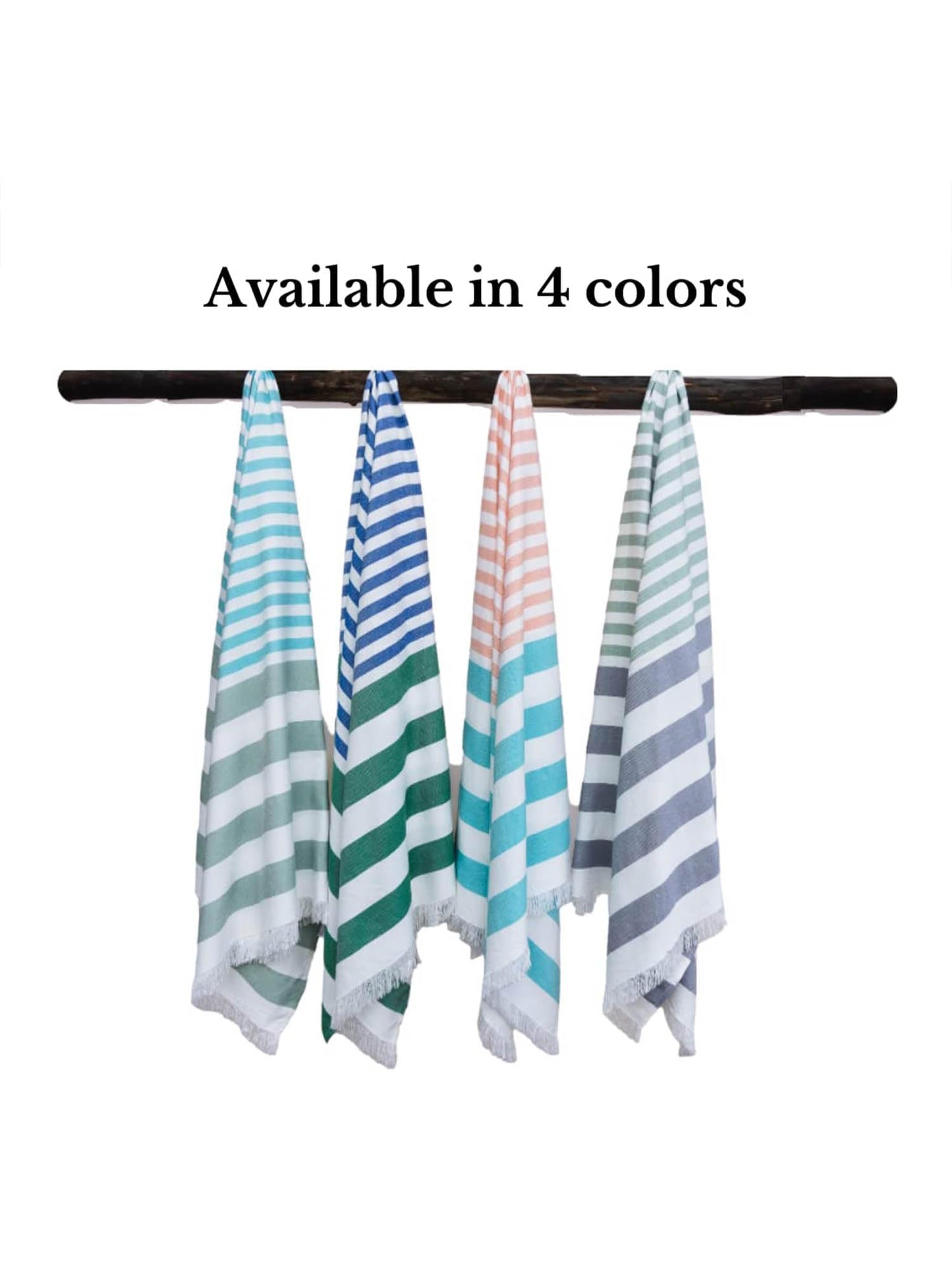 Mush Bamboo Turkish Towel Set: Perfect Diwali, Wedding, Housewarming, Anniversary Gifts for Women, Men, Couples. Soft, Absorbent, Compact, Quick Dry Towel for Bath, Travel, Gym, Beach, Pool, Yoga (2, Gift Box : Blue - Light Green)