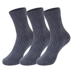 Mush Ultra-Soft, Odorless, Breathable Bamboo Calf Length Formal Socks (Dark Grey, 3)