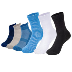Mush Bamboo Performance Socks for Men || Sports & Casual Wear Ultra Soft, Anti Odor, Breathable Ankle Length UK Size 7-11 (Pack of 6)