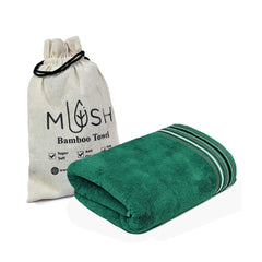 Mush Bamboo Towel |Ultra Soft, Absorbent & Quick Dry Towel for Bath, Beach, Pool, Travel, Spa and Yoga (Bath Towel, Forest Green)