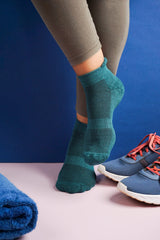 Mush Bamboo Fibre Ultra Soft, Anti Odor, Breathable, Anti Blister Ankle Length Socks for Men & Women for Running, Sports & Gym (Pack of 3)
