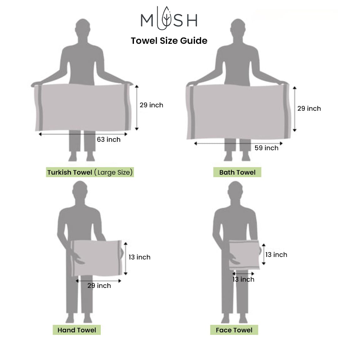 Mush Designer Bamboo Towelset - Relaxing at the beach