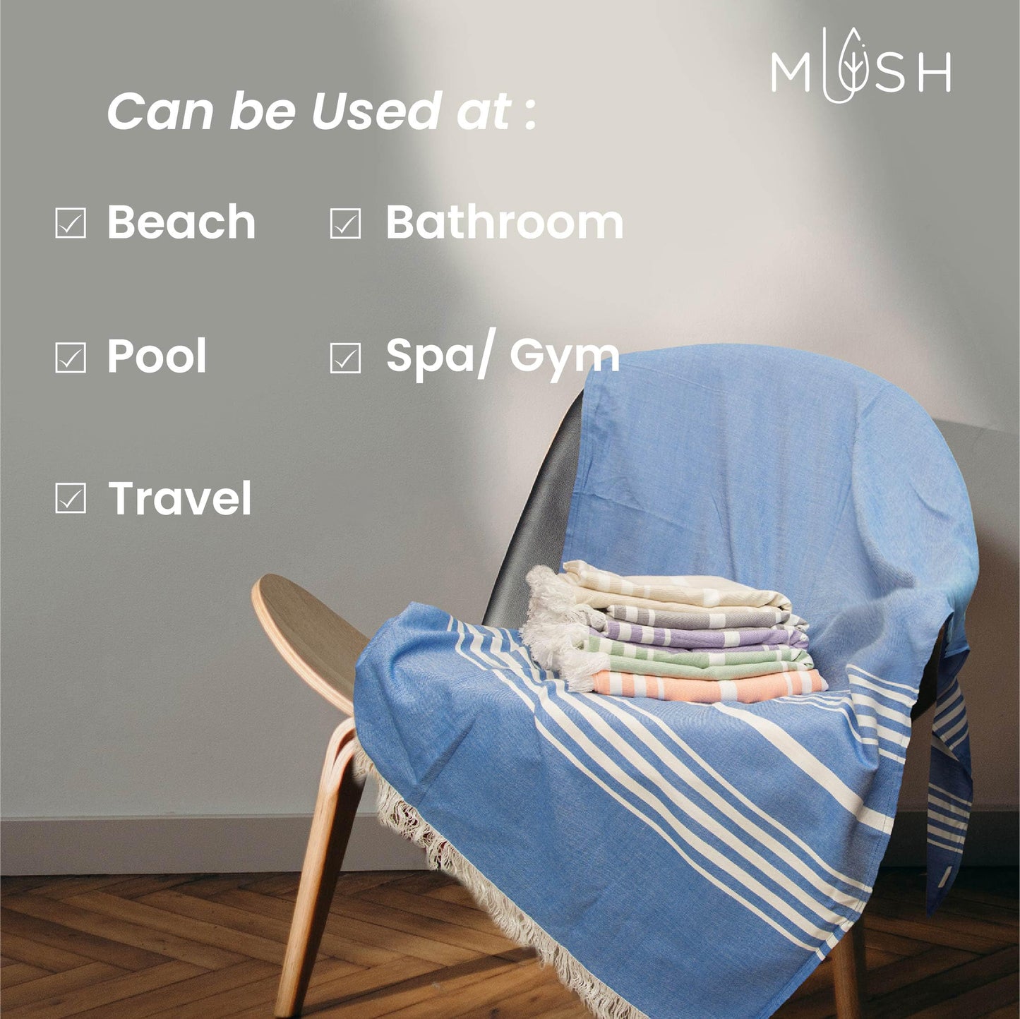Mush bath towel - for bath