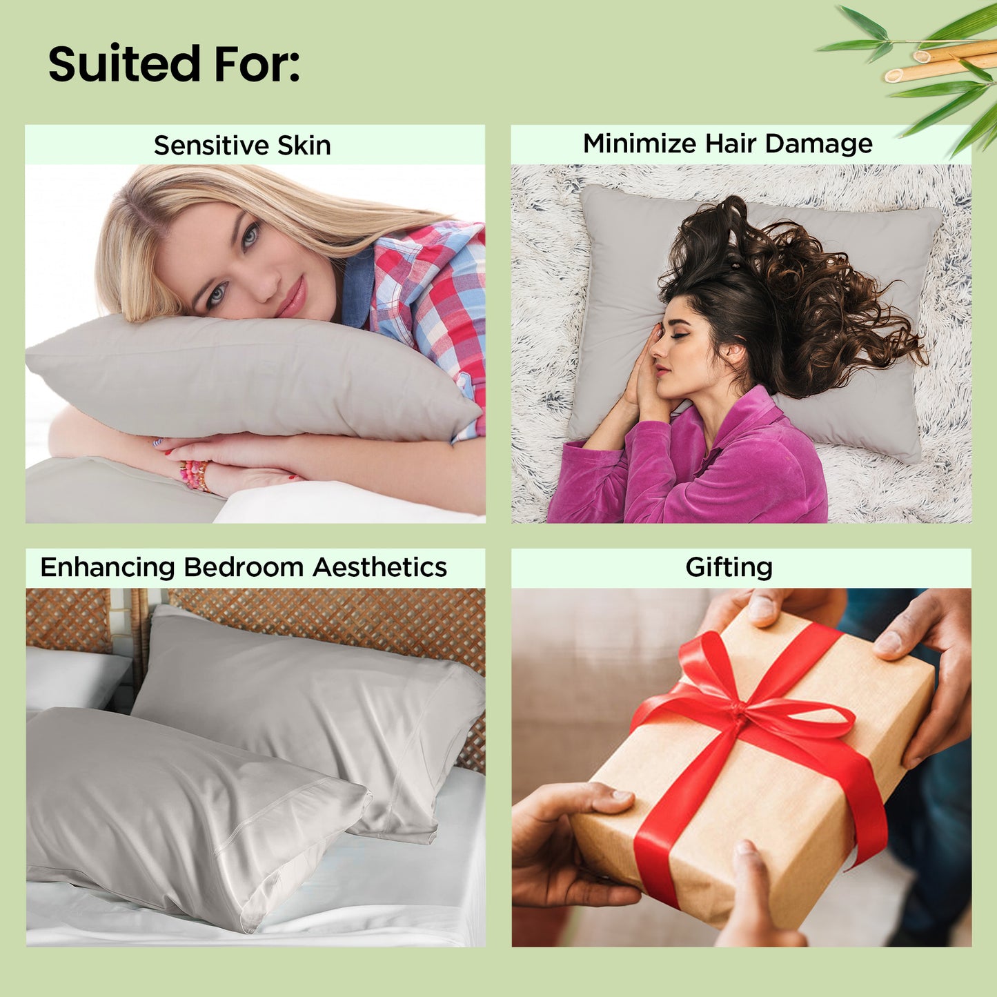 Mush Bamboo Pillow Cover Set - Perfect for Hot Sleepers