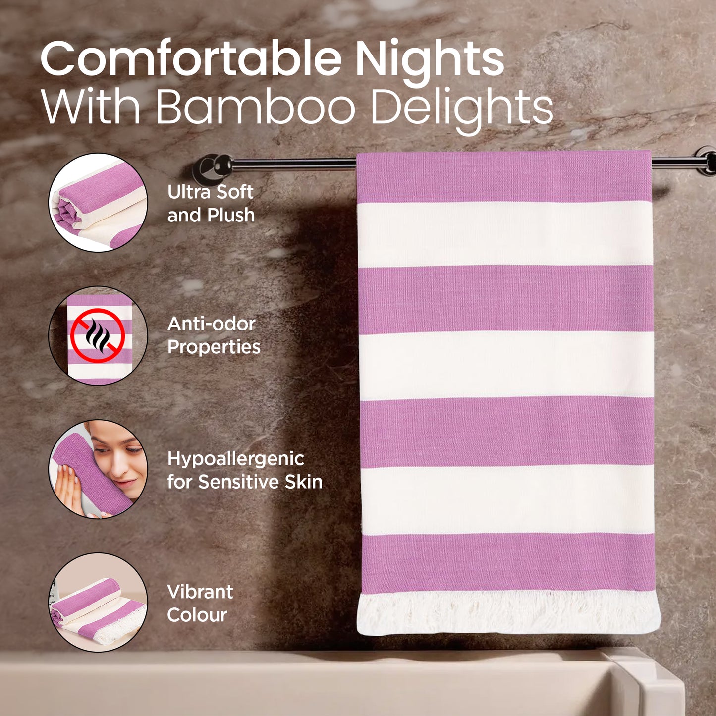 Mush bamboo towel - Spa day essential