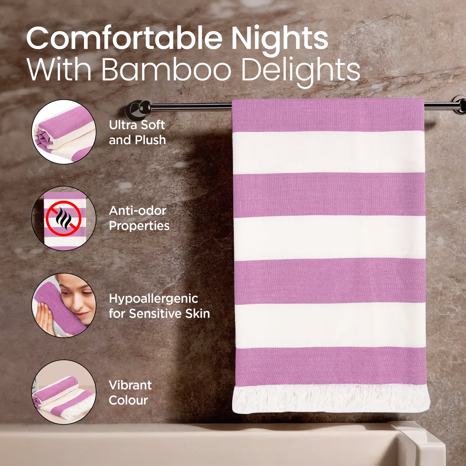 Mush bamboo towel - Spa day essential