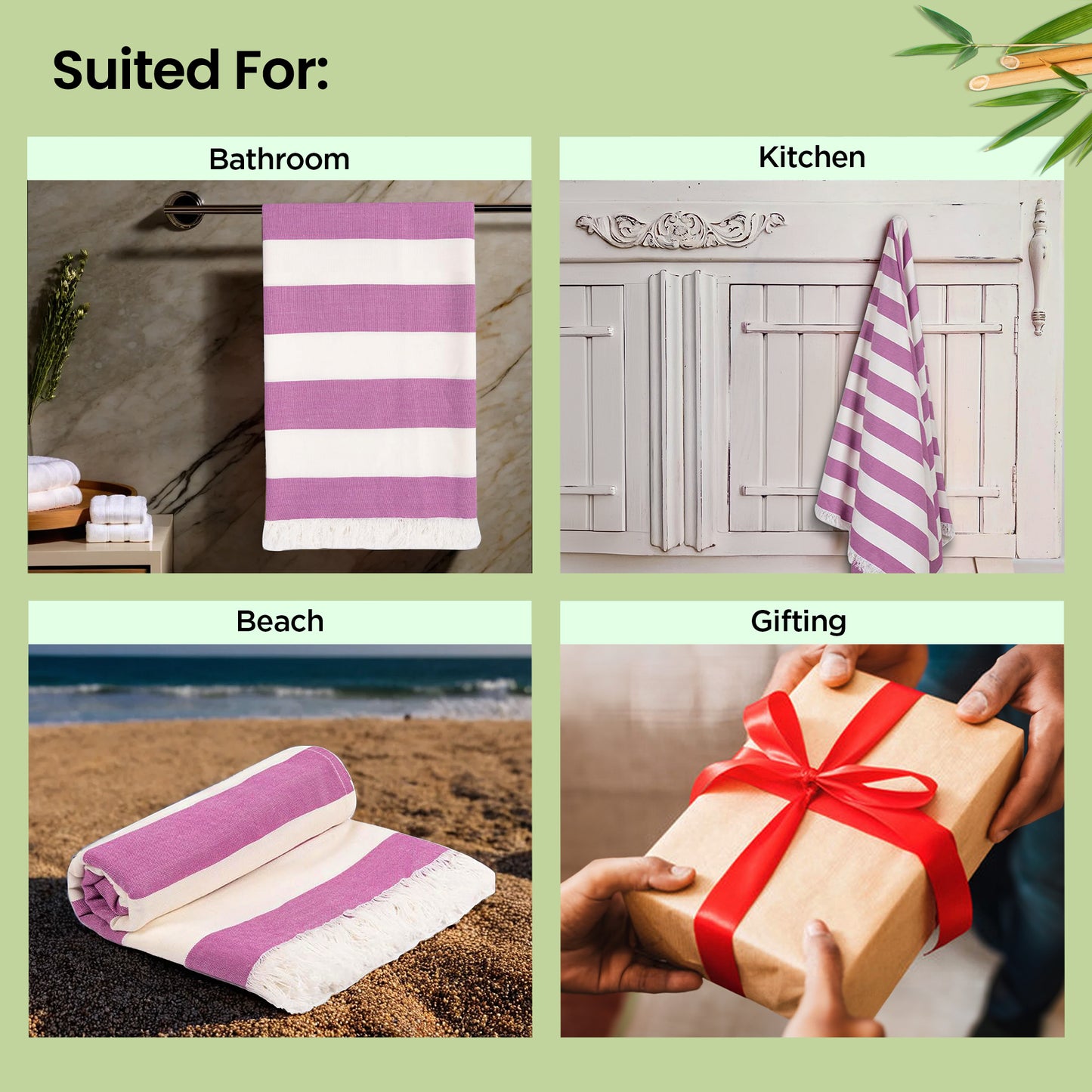 Mush bamboo towel - Quick drying travel buddy