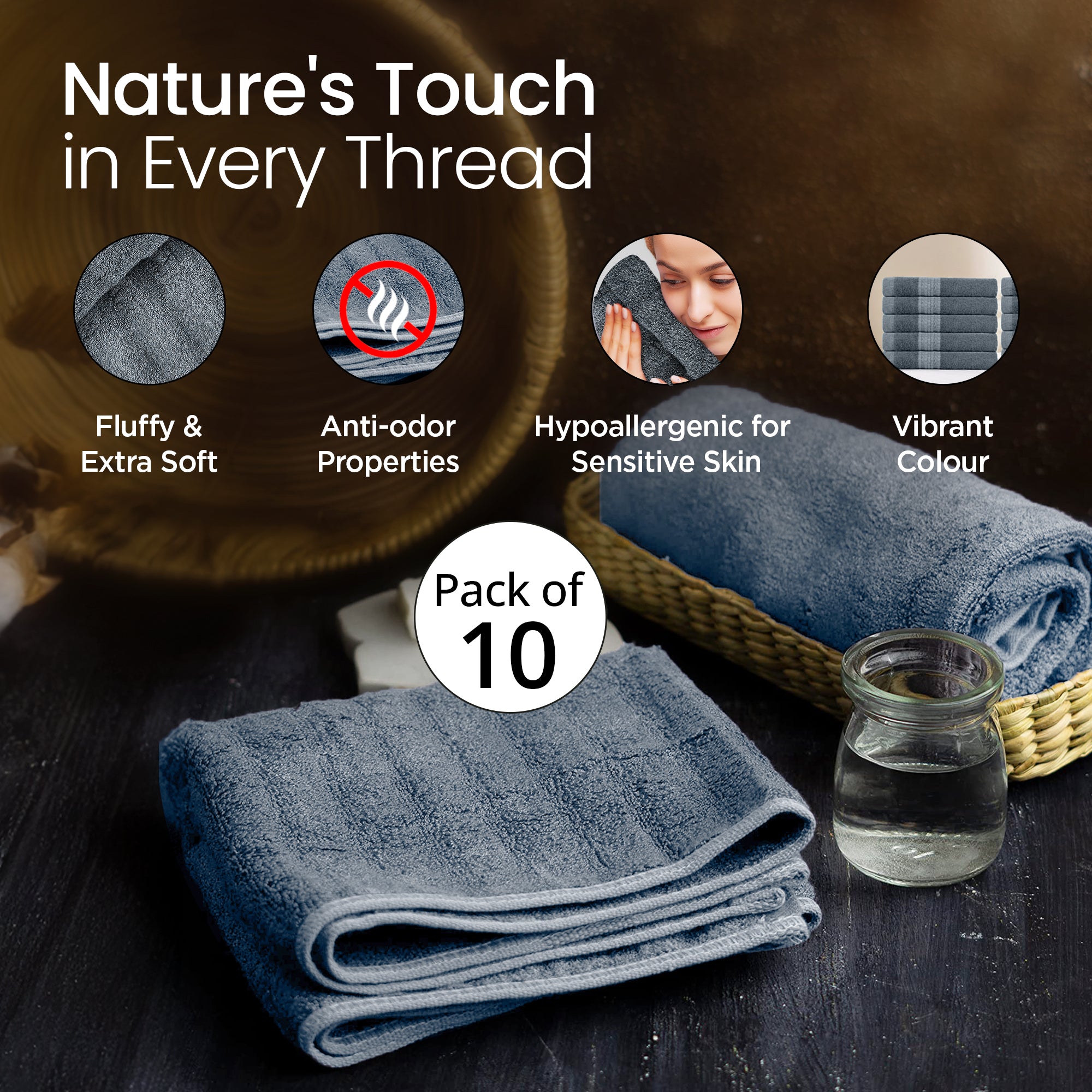 Mush Hand Towels - Spa days