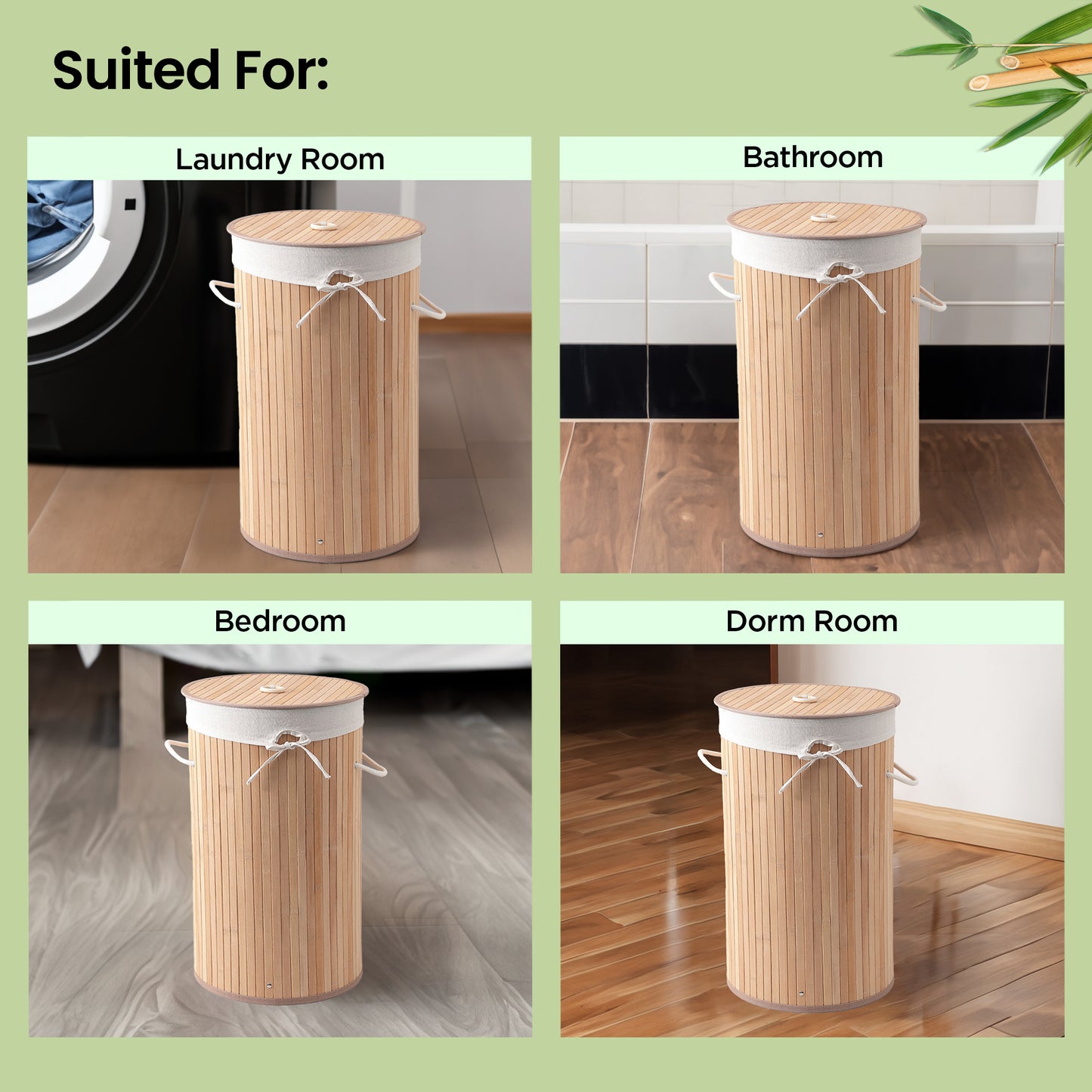 Mush Bamboo Basket - Eco-friendly design