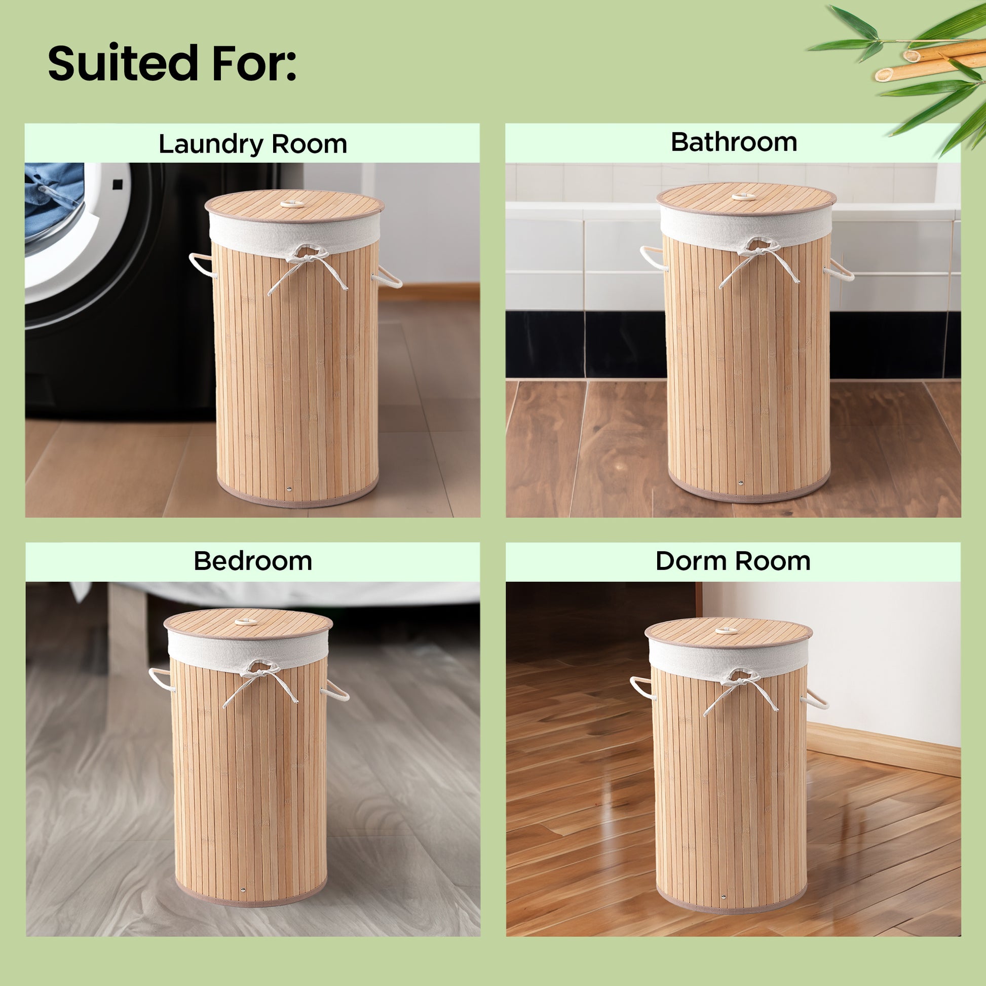 Mush Bamboo Basket - Eco-friendly design