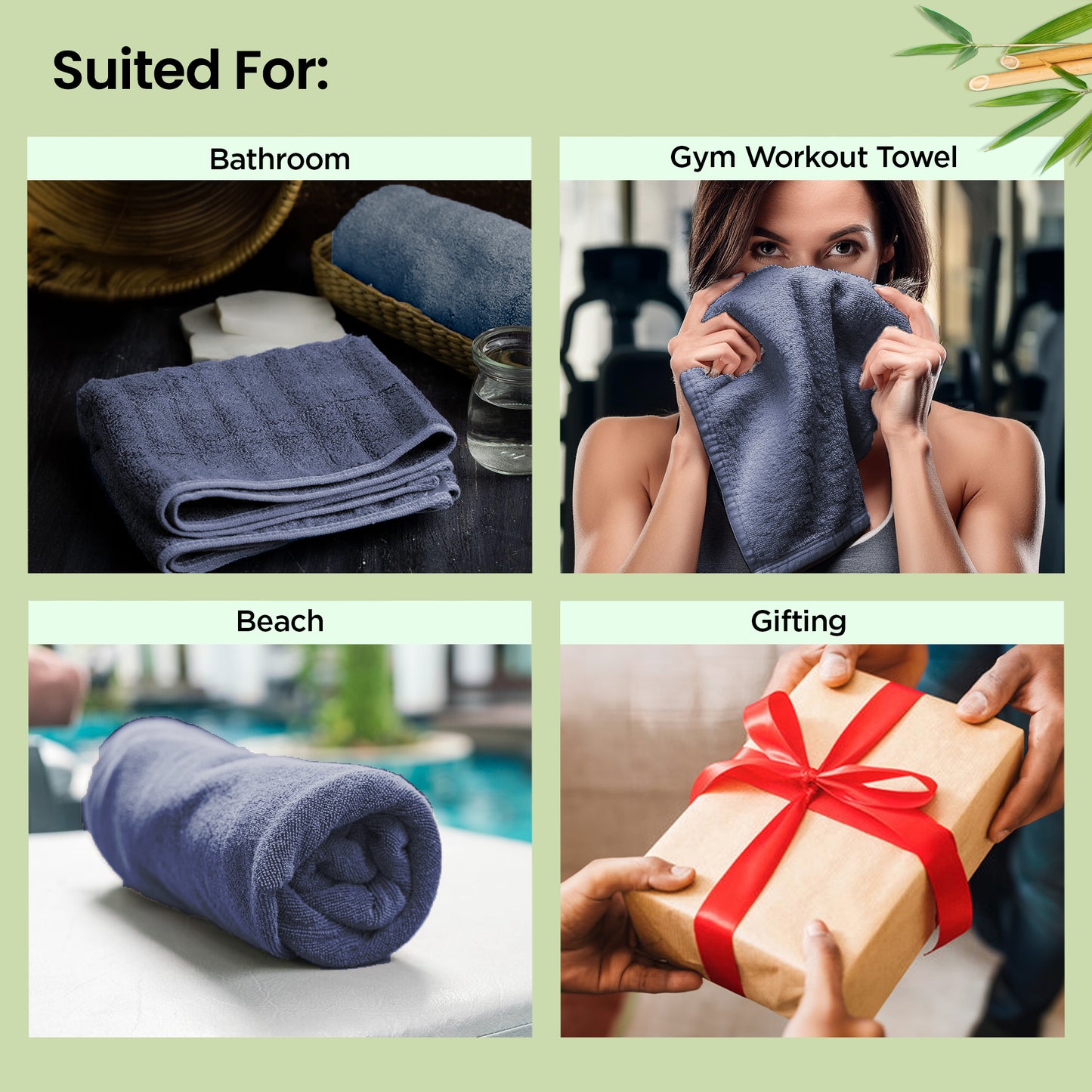 Mush Bamboo Bath Towel - poolside luxury