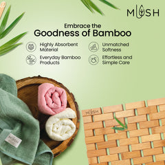 Mush bamboo Turkish bath towels - home spa use