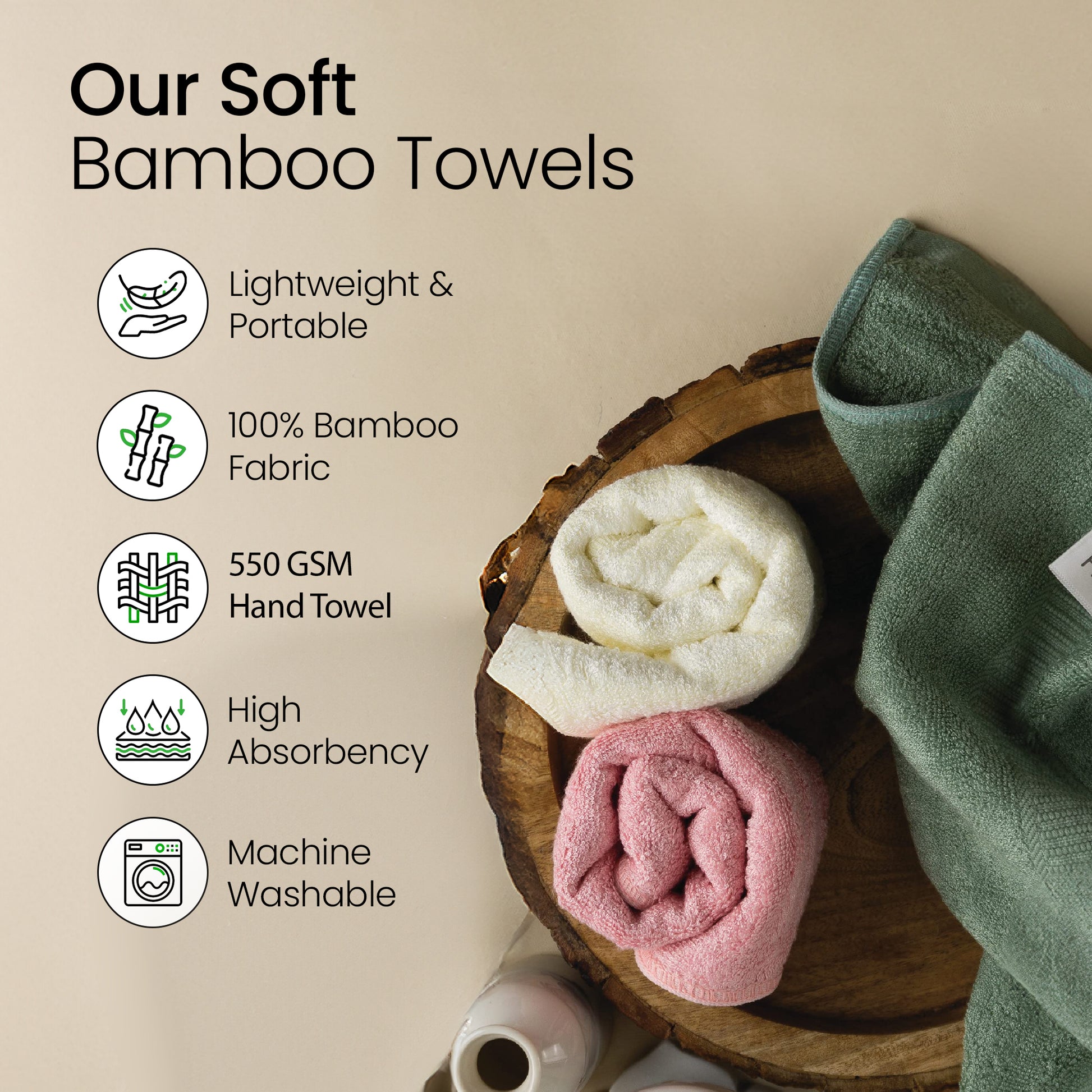 Mush bamboo face towel - Eco-friendly luxury for your family