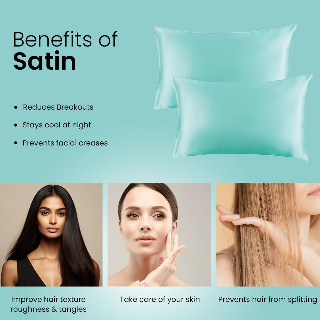 BePlush satin pillow cover - hair care gift