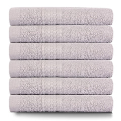 BePlush 450 GSM Bamboo Towel | Ultra Soft, Absorbent, & Quick Dry Towels for Gym, Travel (Face Towel, Rust, Pack of 6)