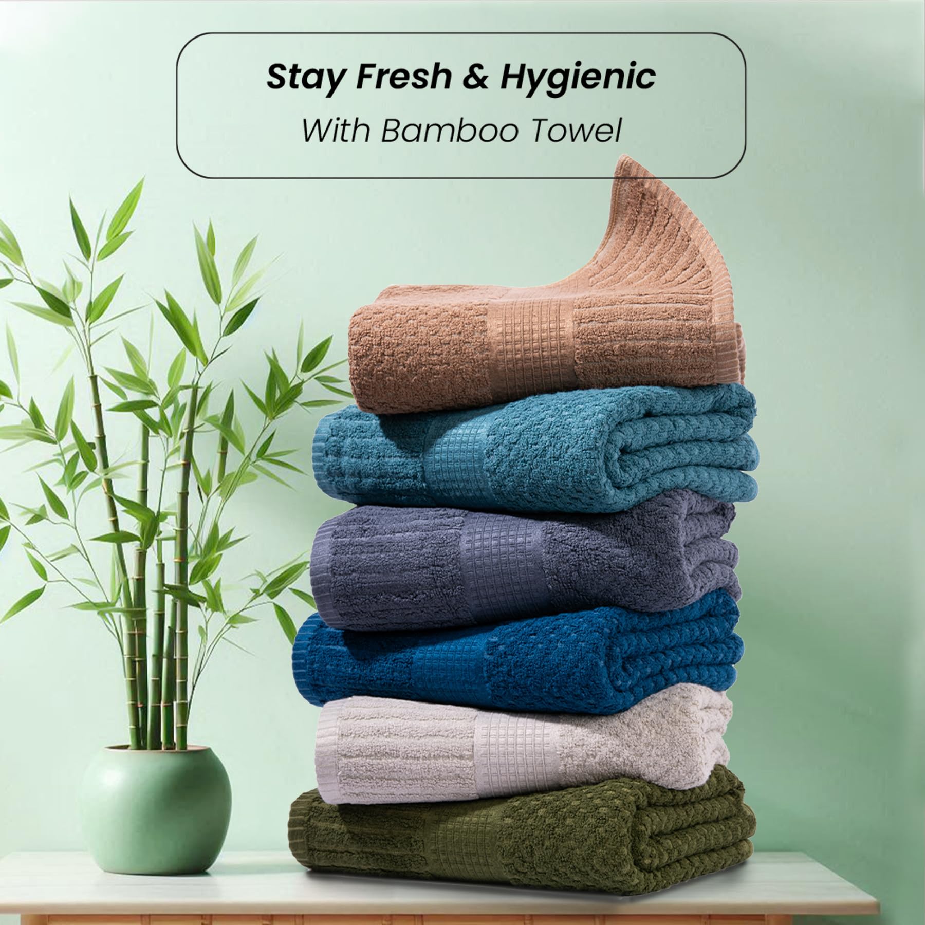 Mush bamboo bath towel - Home Spa Use