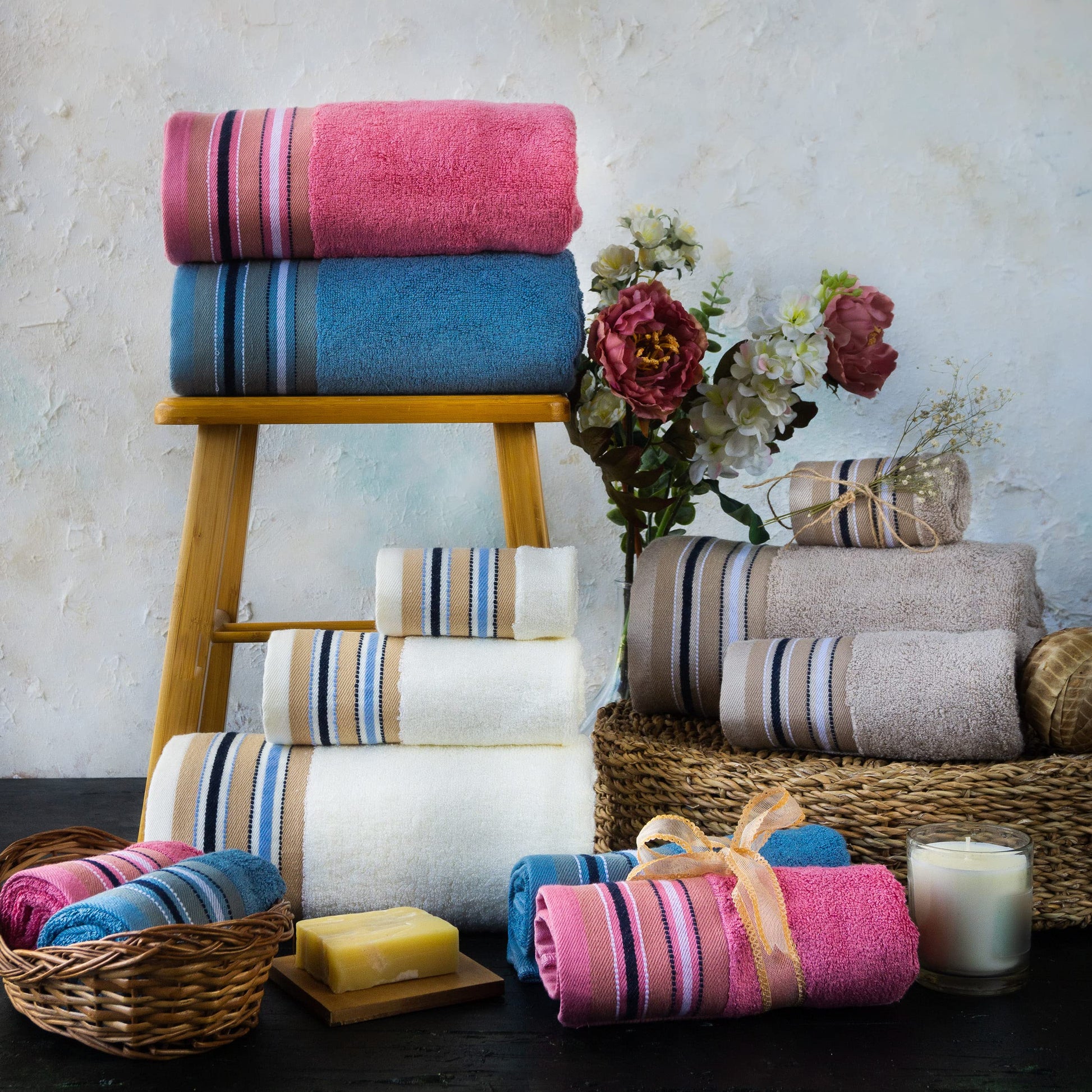 Mush bamboo towelset - face towel for spa