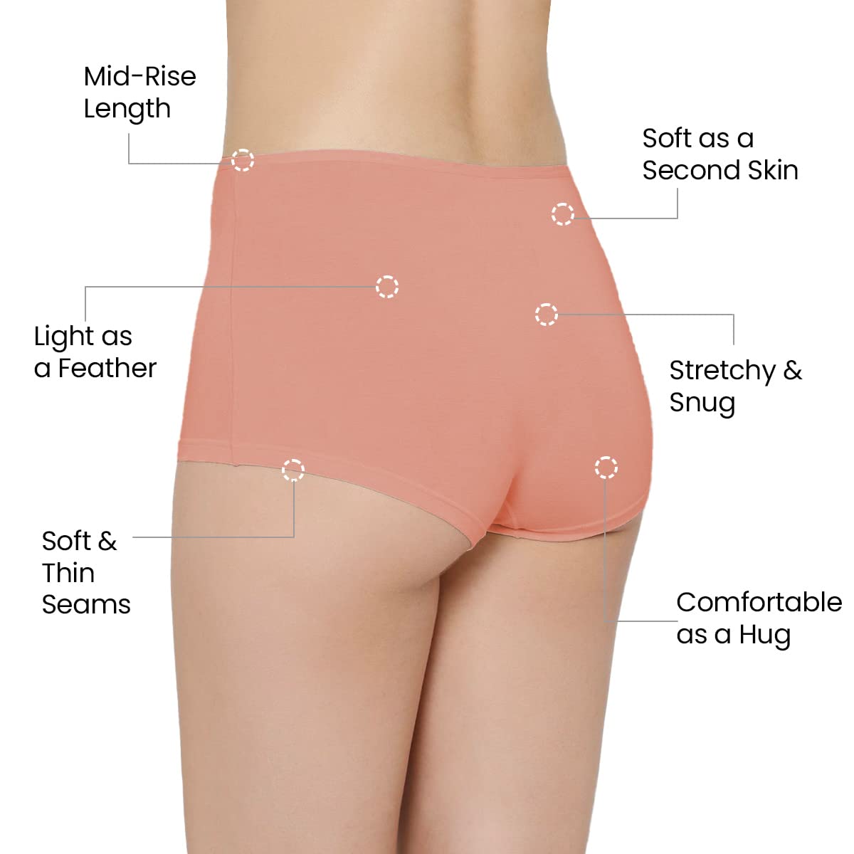 Mush high waist boyshorts - Stylish and functional panties