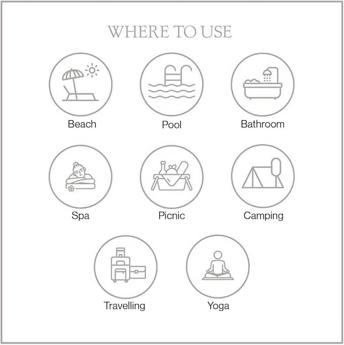 Mush bamboo hand towels - Travel use
