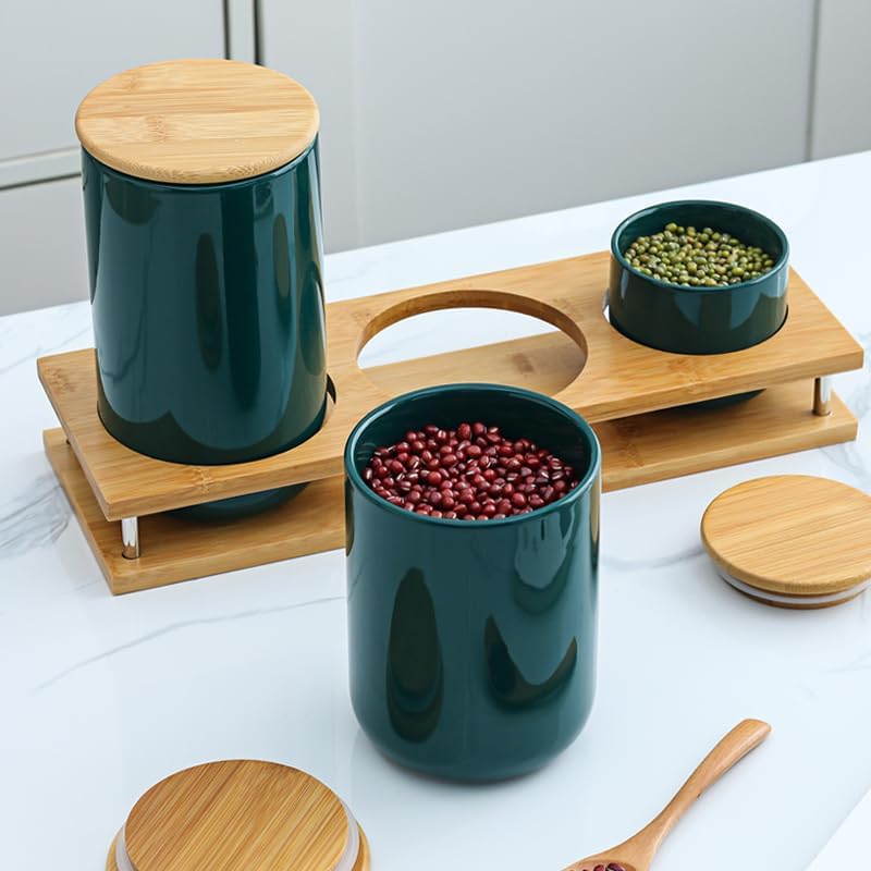 Mush kitchen organizers - Stylish ceramic jars