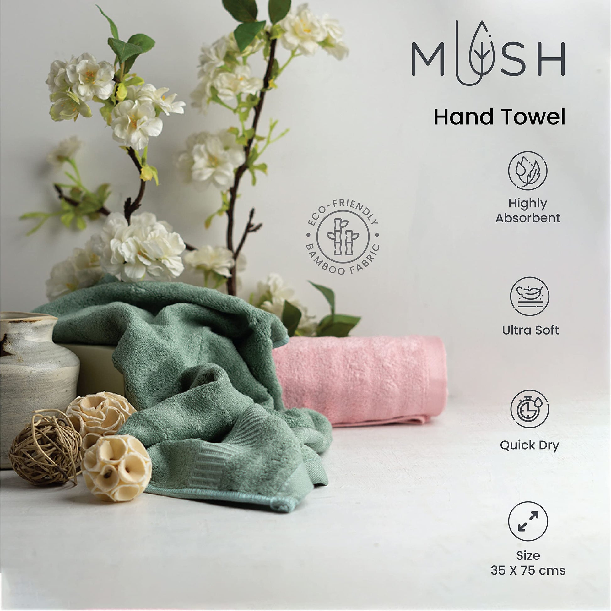 Mush hand towel - Spa day luxury