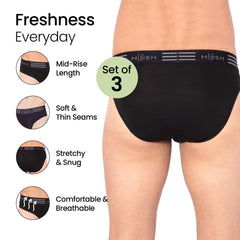 Mush women's bamboo briefs - beach outings