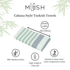 Mush bamboo towel - great for gym showers
