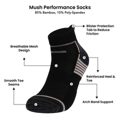 Mush Bamboo Performance Socks - Running activity