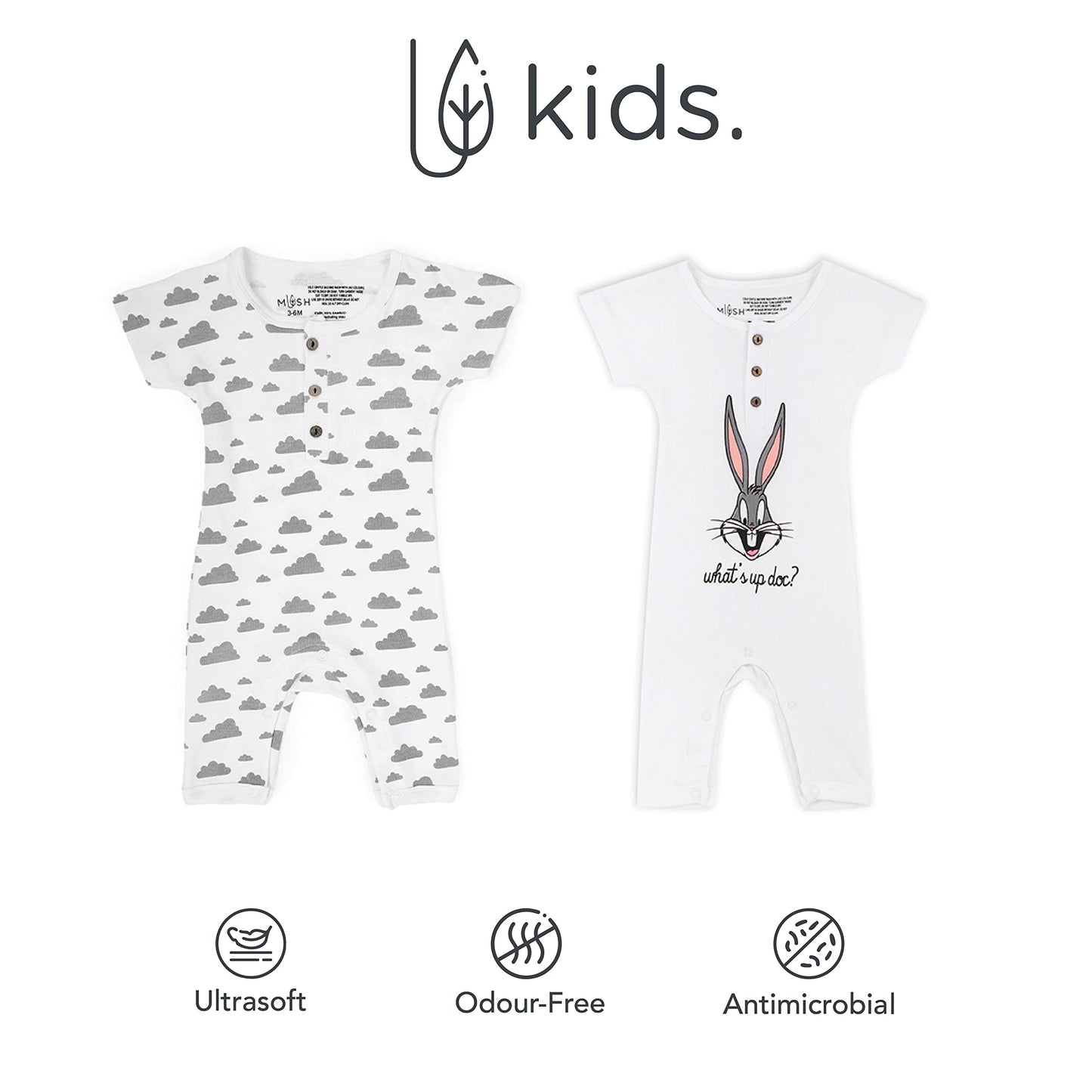 Mush Baby Romper Combo - Great for beach outings