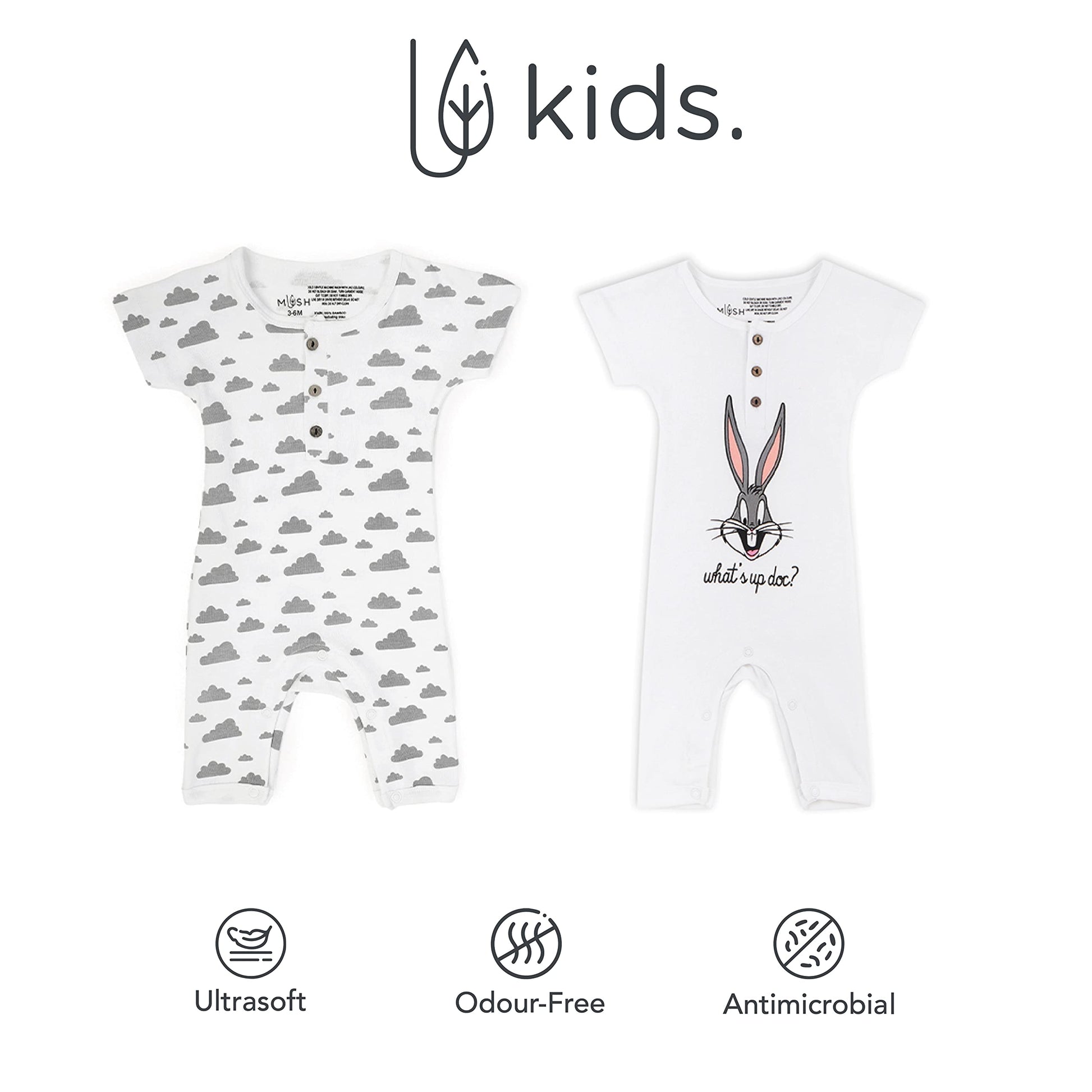 Mush Baby Romper Combo - Great for beach outings