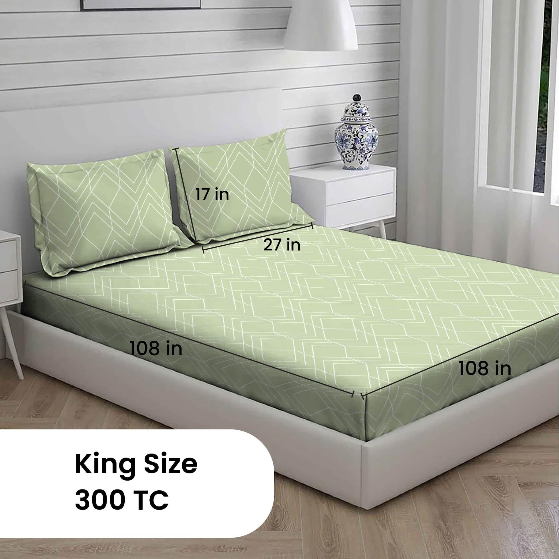 Mush king size bed sheet - cooling and hypoallergenic fabric