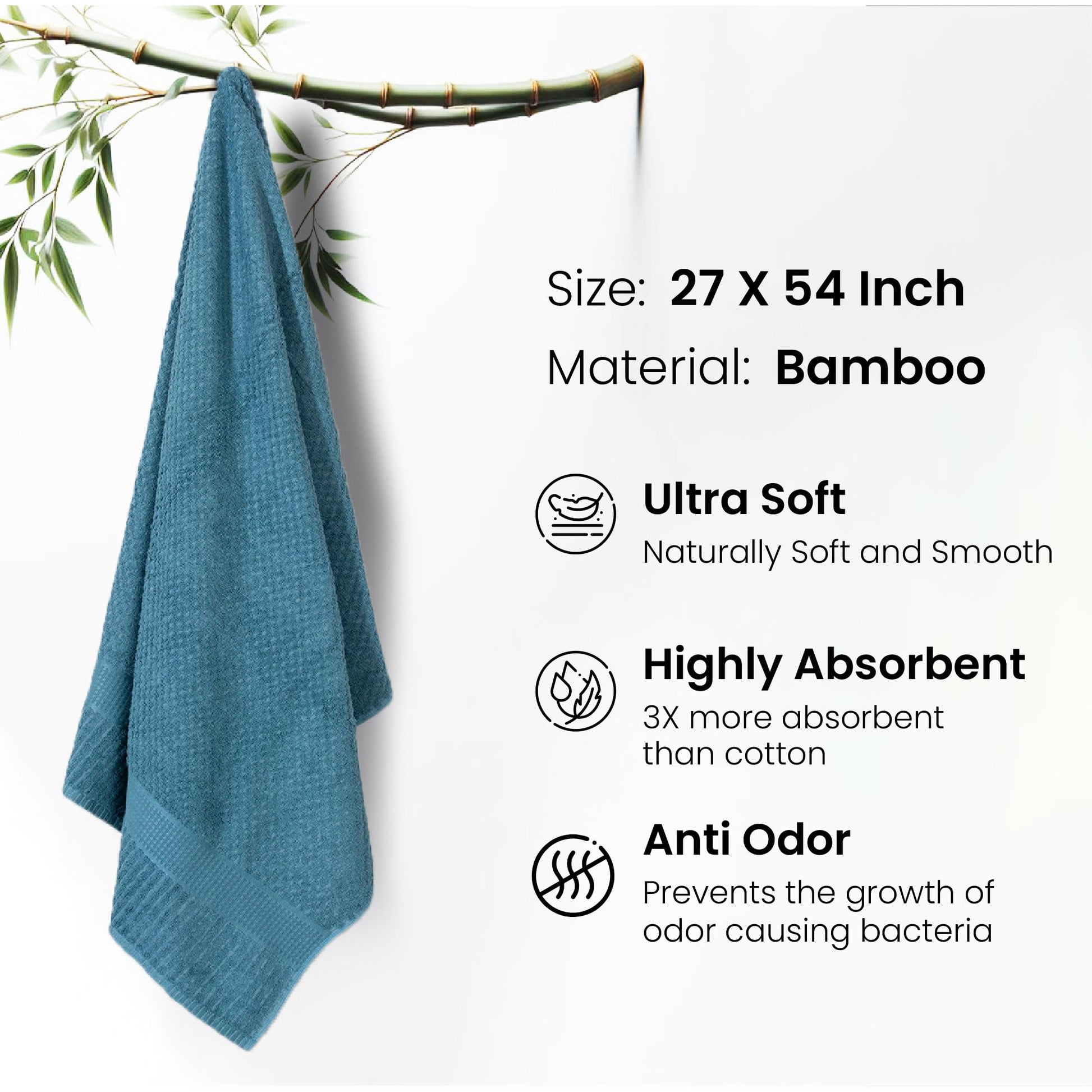 Mush large bath towel - Quick-dry for picnics