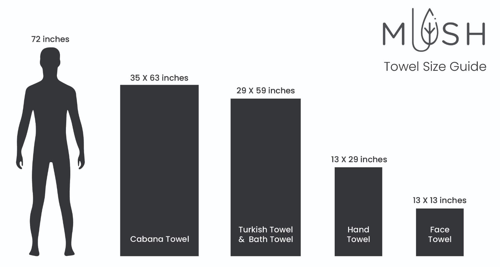 Mush bamboo bath towel - luxurious home essential