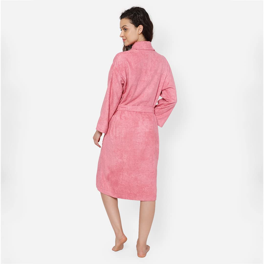 Mush bathrobe in Ruby Red - perfect for home use