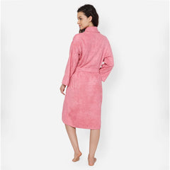 Mush bathrobe in Ruby Red - perfect for home use