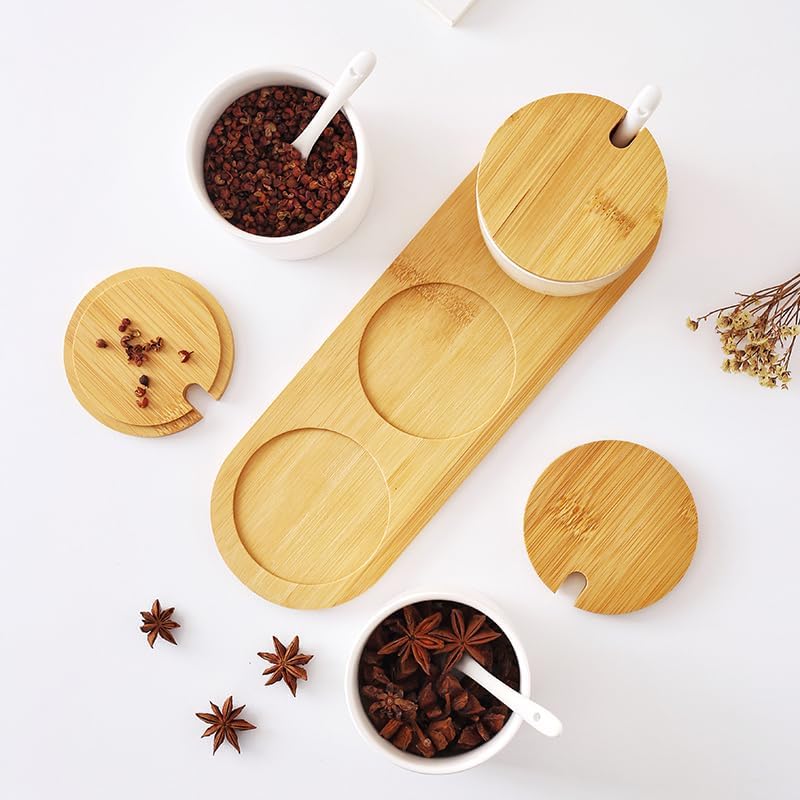 Mush bamboo lid jars - Versatile kitchen storage solution