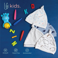 Mush bamboo caps - cute headwear to keep babies warm