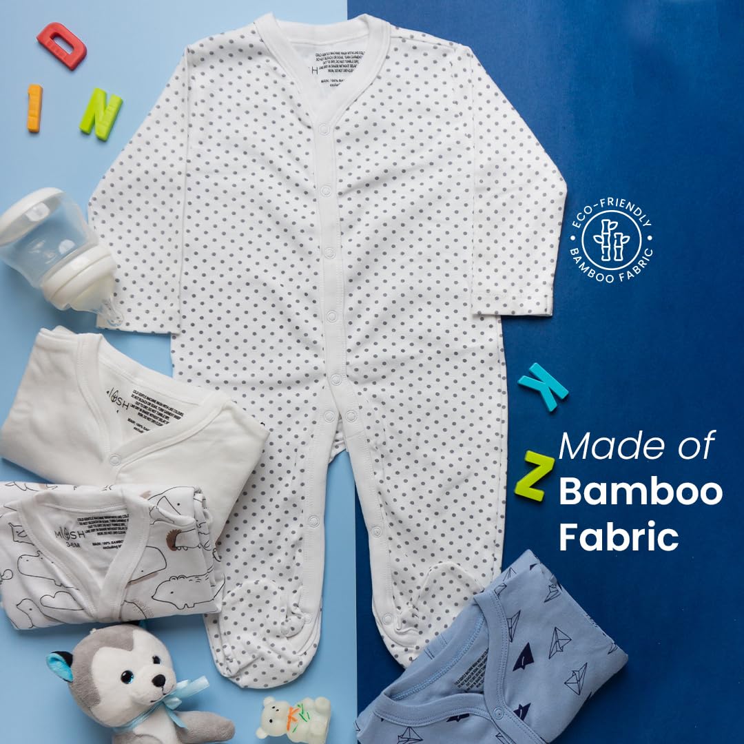 Mush bamboo onesies - newborn baby casual wear