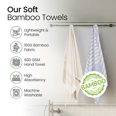 Mush bamboo Turkish bath towels - stylish bathroom addition