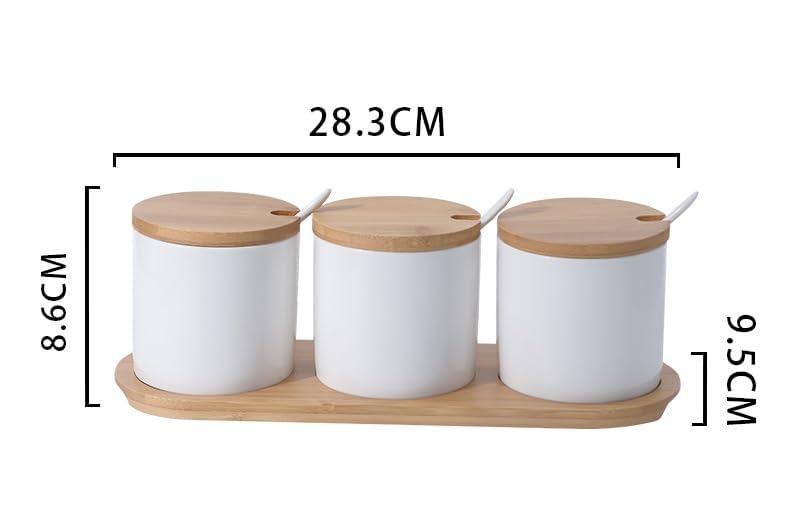 Mush storage jars set - Eco-friendly container for spices