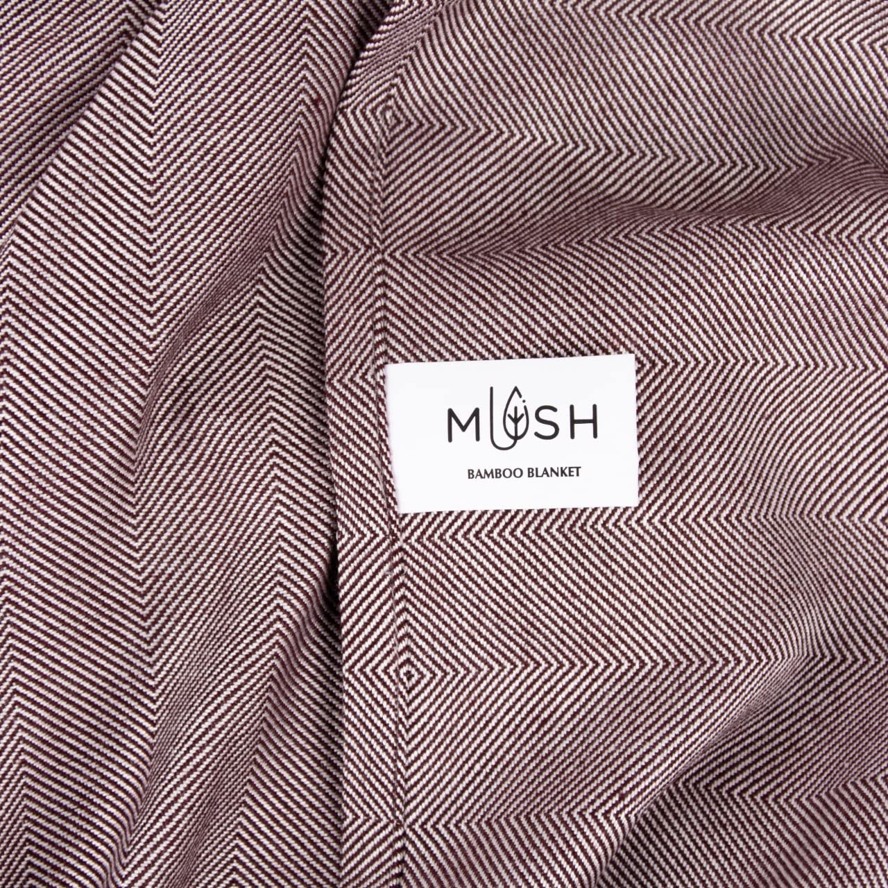 Mush bamboo blanket - Stylish travel accessory