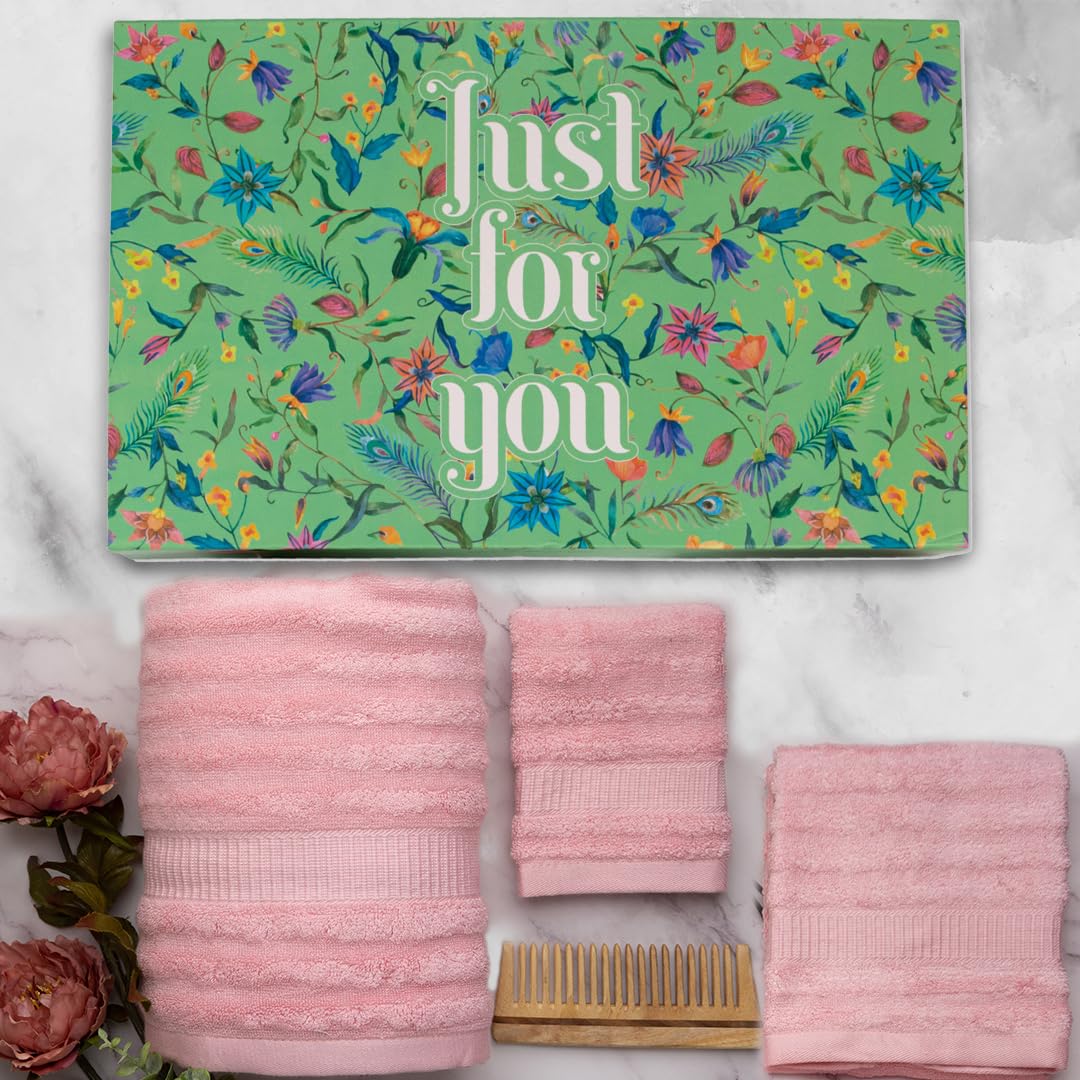 Mush bamboo towel - Elegant pink towel for beach
